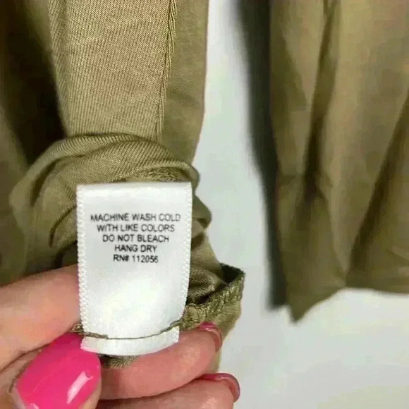 Zenana Women’s Tunic Olive Green 1X Animal Print Pocket Pullover Super Soft NWOT - Picture 7 of 10